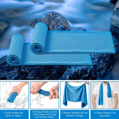 Quick-Dry Outdoor Cooling Towel — 30 × 80 cm