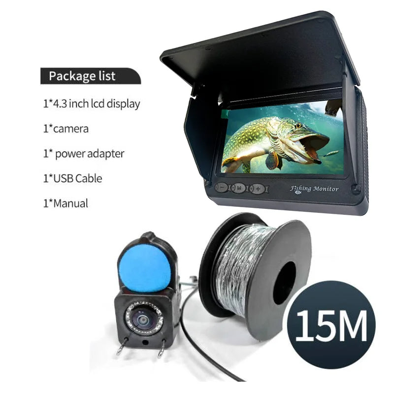 Underwater Fishing Camera with 4.3-Inch Screen – CastTrail Fishing