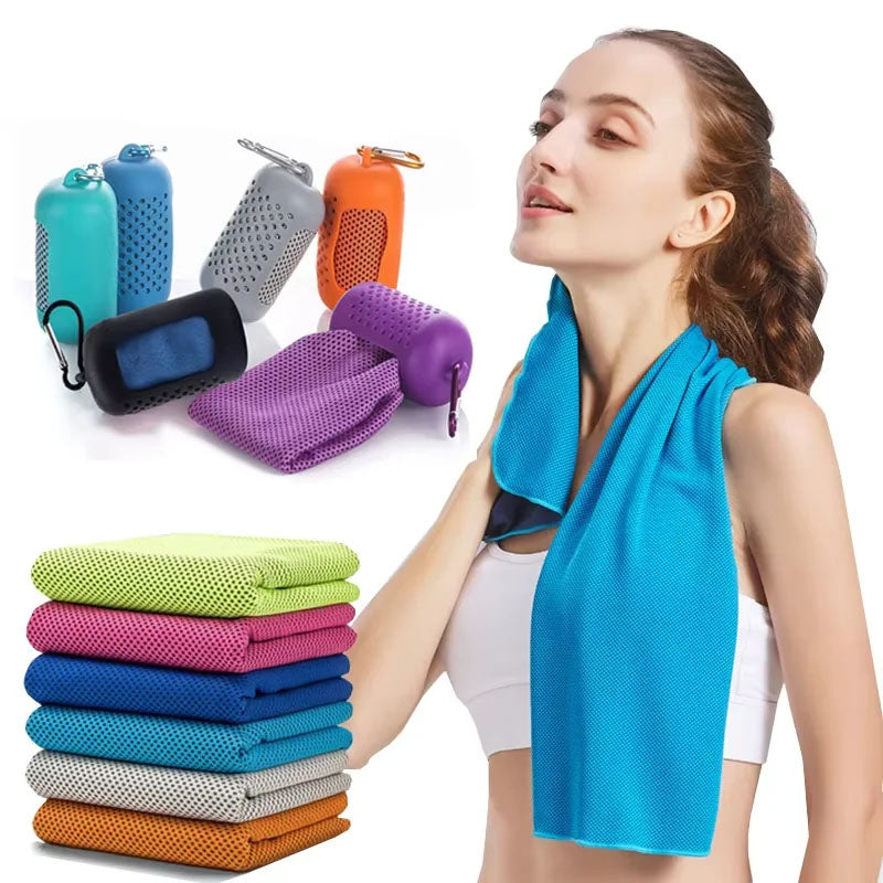 Quick-Dry Outdoor Cooling Towel — 30 × 80 cm