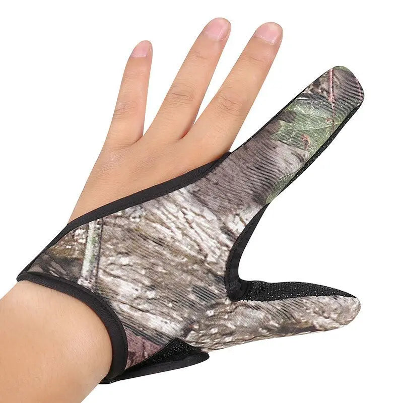 Two-Finger Fishing Casting Gloves