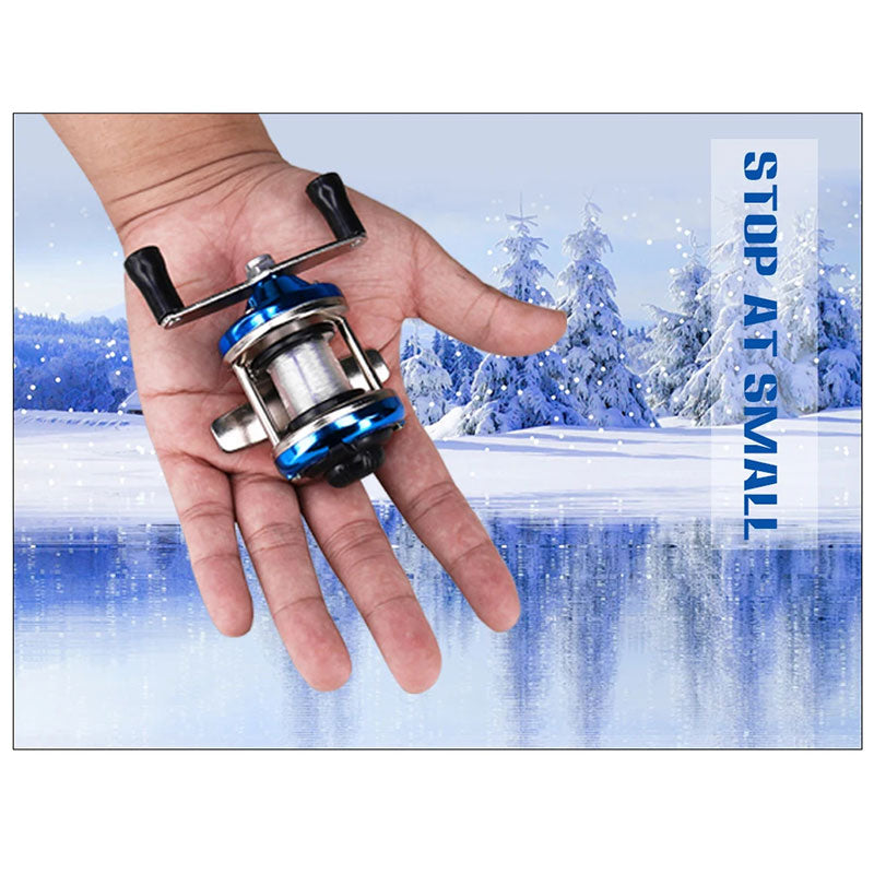 Mini Ice Fishing Reel — Plastic Spool