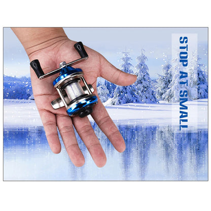 Mini Ice Fishing Reel — Plastic Spool