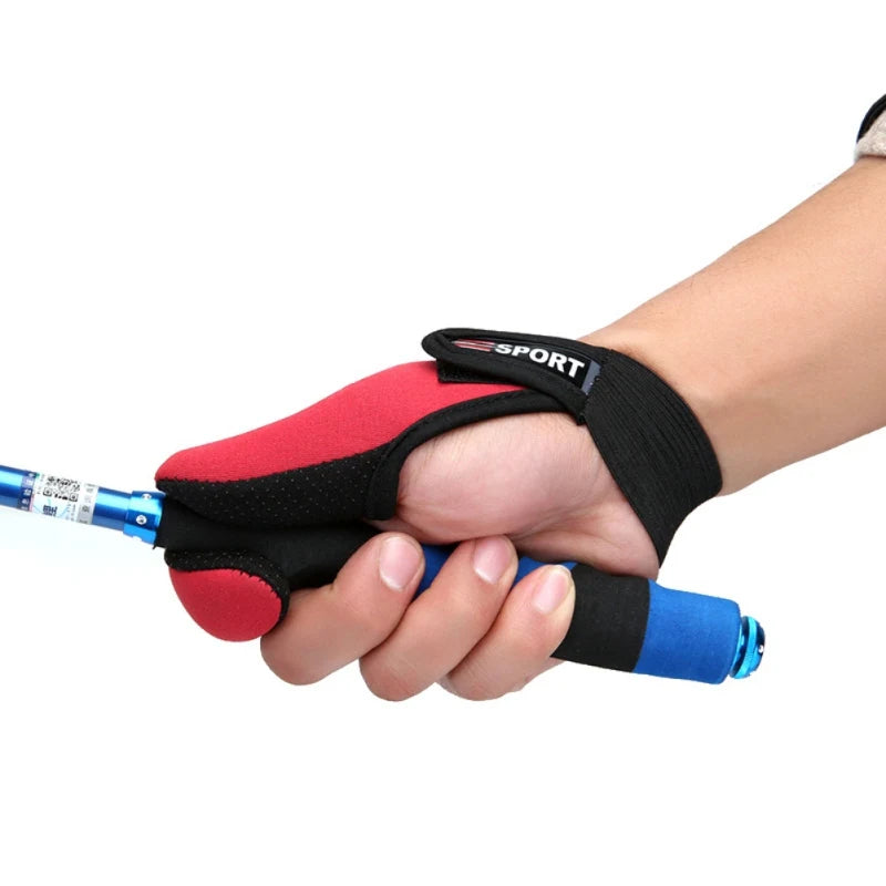 Two-Finger Fishing Casting Gloves