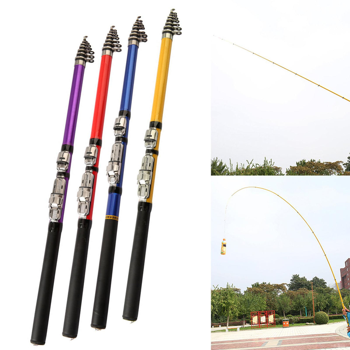 Telescopic Fishing Rod — 150 cm