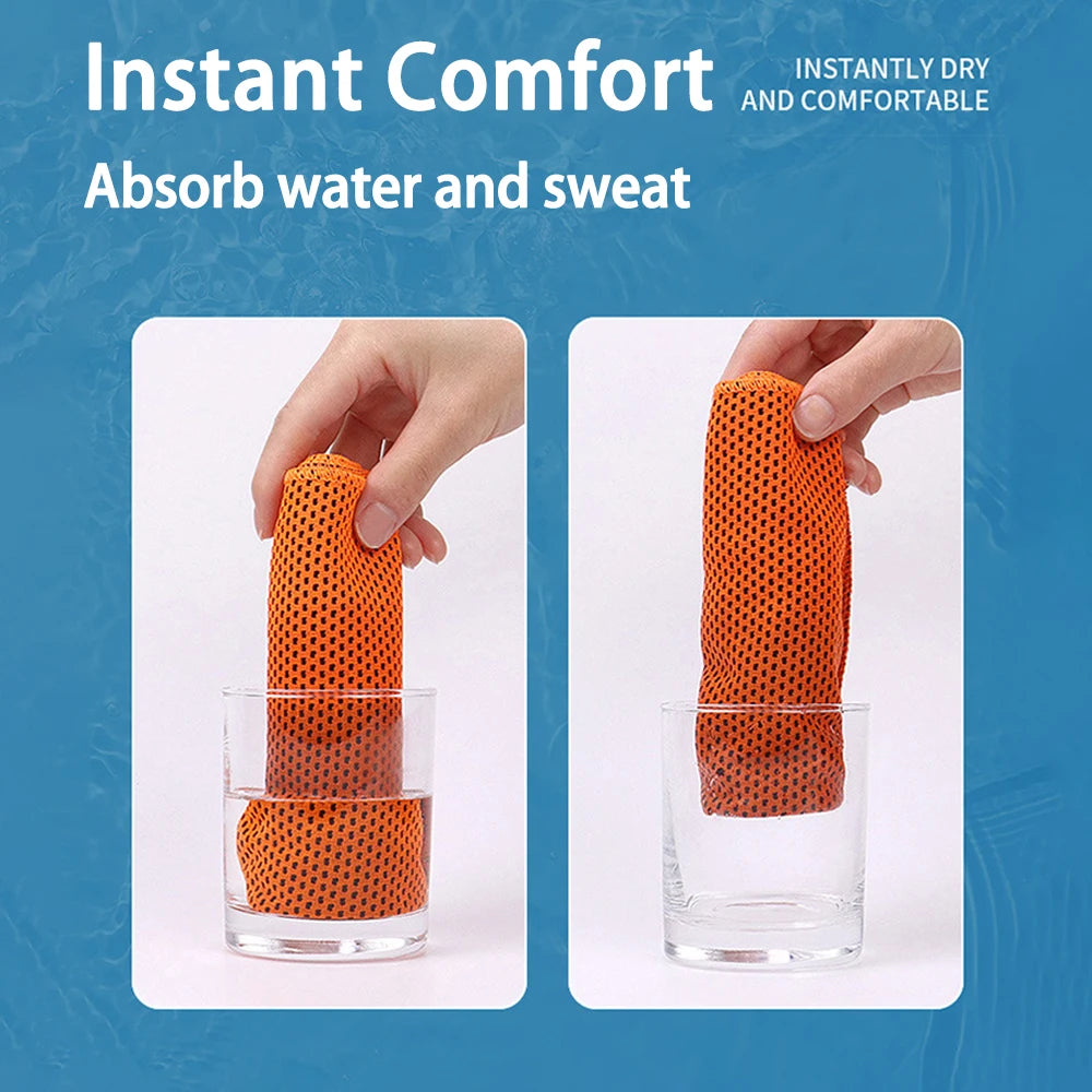 Quick-Dry Outdoor Cooling Towel — 30 × 80 cm