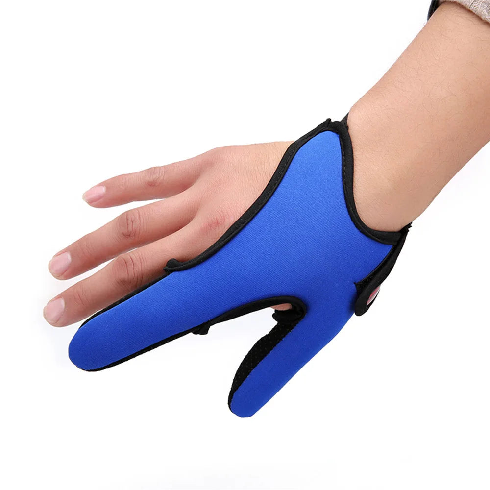 Two-Finger Fishing Casting Gloves