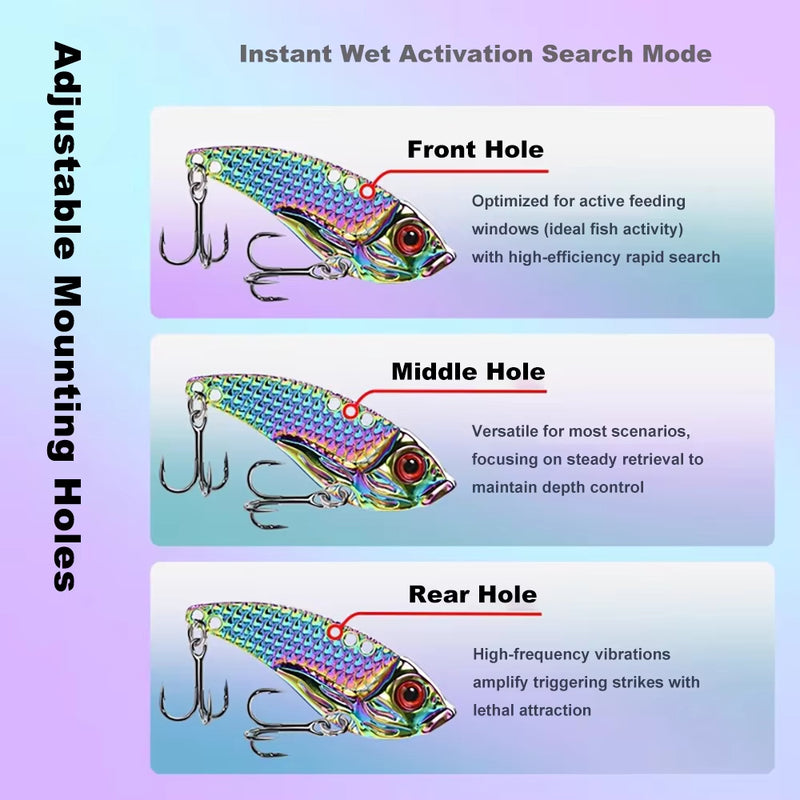 Metal VIB Fishing Lure — 3.5 g