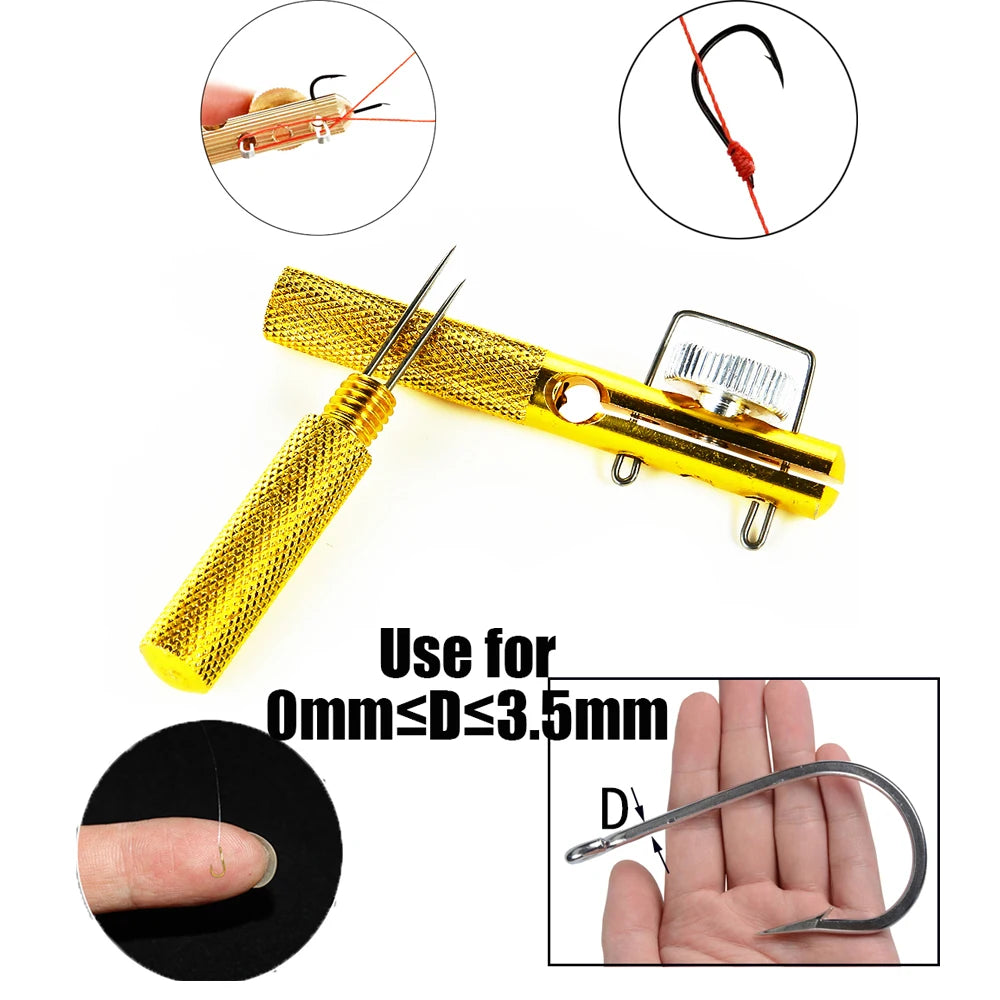 Metal Fishing Hook Knot Tying Tool