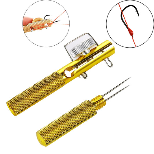Metal Fishing Hook Knot Tying Tool