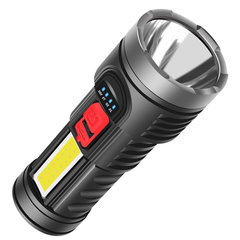 Rechargeable LED Flashlight with Side Light