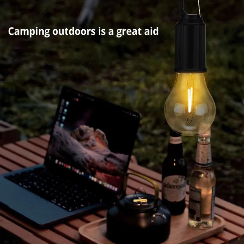 Solar Rechargeable Hanging Camp Light — T01
