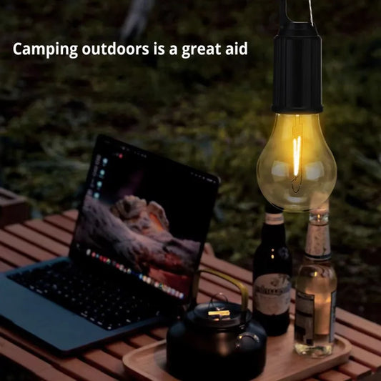 Solar Rechargeable Hanging Camp Light — T01